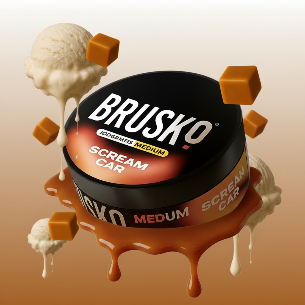 MELAZA BRUSKO 100G - SCREAM CAR (HELADO DE CARAMELO)